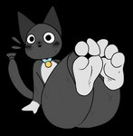 ambiguous_gender anthro blue_collar collar feet foot_fetish foot_focus fur grey_body grey_fur inflatable simple_background soles solo transparent_background wocky_(artist) doodle_world roblox animate_inanimate domestic_cat felid feline felis living_inflatable louis_(species) mammal alpha_channel source_request