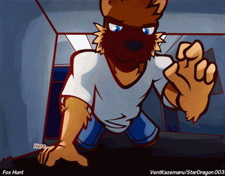 camera dialogue male shower text text_message ventkazemaru nintendo star_fox canid canine canis domestic_dog german_shepherd herding_dog mammal pastoral_dog animated animated_comic comic slideshow