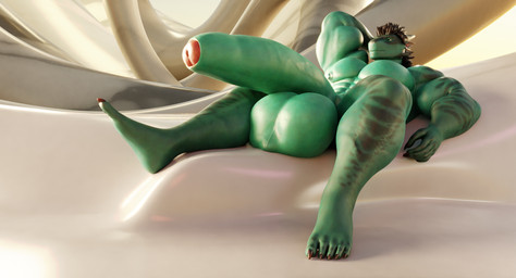 5_fingers 5_toes abs anthro balls big_balls big_muscles big_pecs big_penis claws feet finger_claws fingers foreskin genitals green_body green_scales huge_balls huge_pecs huge_penis humanoid_genitalia humanoid_penis hyper hyper_balls hyper_genitalia hyper_penis lying male muscular muscular_anthro muscular_male nude on_back pecs penis plantigrade scales sitting toe_claws toes unretracted_foreskin scalie 3d_(artwork) absurd_res digital_media_(artwork) hi_res