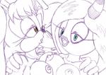 age_difference anthro big_breasts blue_eyes blush breasts eyes_closed female ffm group group_sex huge_breasts kiss_on_lips kissing looking_at_viewer male male/female mature_anthro mature_female nipples nude open_mouth sex smile teasing threesome tongue trio young younger_male raianonzika sega sonic_the_hedgehog_(series) sonic_the_hedgehog the_deadly_six vanilla_the_rabbit zeena alien mammal zeti