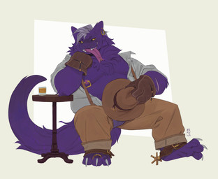 anthro bedroom_eyes claws clothed clothing ear_piercing feet fluffy fluffy_tail footwear gloves gold_(metal) handwear hat headgear headwear looking_at_viewer male narrowed_eyes neck_tuft nipple_piercing nipples overweight partially_clothed piercing seductive solo tail teeth toe_claws toeless_footwear toes tongue tongue_out tuft yellow_eyes remulle_(artist) mythology nintendo pokemon dragon generation_1_pokemon gengar ghost hybrid mythological_creature mythological_scalie pokemon_(species) scalie spirit absurd_res hi_res