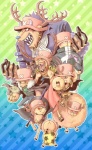 anthro cosplay group male urogiaya one_piece bartholomew_kuma boa_hancock donquixote_doflamingo dracule_mihawk gekko_moria jinbe marshall_d_teach sir_crocodile tony_tony_chopper tony_tony_chopper_(arm_point_form) tony_tony_chopper_(guard_point_form) tony_tony_chopper_(heavy_point_form) tony_tony_chopper_(horn_point_form) tony_tony_chopper_(jump_point_form) tony_tony_chopper_(monster_point_form) tony_tony_chopper_(walk_point_form) deer mammal new_world_deer reindeer