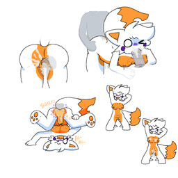 anthro blowjob_face bodily_fluids breasts bulge countershading cum cum_in_mouth cum_in_vagina cum_inside cum_on_breasts duo ejaculation fellatio female genital_fluids genitals male male/female oral penetration penile presenting sex solo upside_down vaginal vaginal_penetration vulva five_nights_at_freddy's five_nights_at_freddy's_world five_nights_at_frickbear's_(series) five_nights_at_frickbear's_3 scottgames lolbit_(fnaf) lolbit_(frickbear's) canid canine fox humanoid mammal 1:1 2026 digital_media_(artwork) hi_res