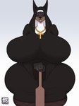 anthro big_breasts breasts cross cross_necklace curvy_figure eyes_closed female huge_breasts huge_hips jewelry necklace nun paddle smile solo wide_hips dedoarts laverne_(sssonic2) canid canine canis dobermann domestic_dog mammal pinscher 2018 digital_media_(artwork) hi_res