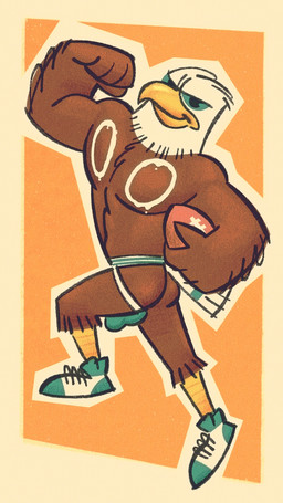 american_football ball balls_outline beak bodypaint breasts brown_body brown_feathers brown_fur bulge butt clothed clothing detailed_bulge feathered_wings feathers flexing flexing_bicep footwear footwear_only fur genital_outline genitals green_eyes gridiron_ball jockstrap jockstrap_only jumping looking_at_viewer male mascot masculine mostly_nude muscular painted_breasts pecs scaled_legs shoes shoes_only simple_background smile smiling_at_viewer sneakers sneakers_only solo sport tail textured topless underwear underwear_only white_body white_feathers white_fur white_head white_tail wings yellow_background yellow_beak vickydanne nfl philadelphia_eagles swoop_(philadelphia_eagles) accipitrid accipitriform avian bird eagle hi_res