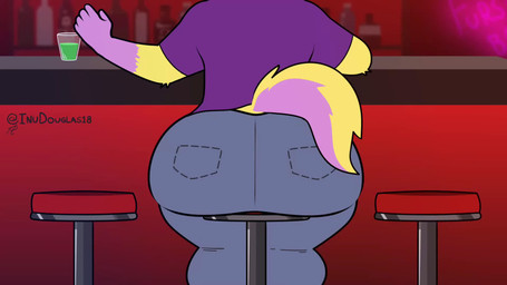 anthro big_butt butt butt_expansion butt_focus clothed clothing expansion huge_butt hyper hyper_butt machine male sitting solo wardrobe_malfunction douglasinu sockstepprotogen protogen 16:9 2d_animation animated frame_by_frame hi_res short_playtime sound webm widescreen