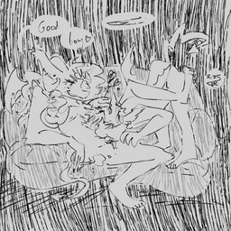 anthro asphyxiation ass_up choking choking_on_penis duo fellatio hand_on_head male male/male oral oral_penetration penetration penile praise sex smoking petramcbiteybite fromage_(petramcbiteybite) sommeil_(petramcbiteybite) demon 1:1 hi_res monochrome trans_(lore) trans_man_(lore)