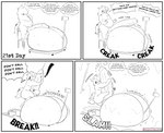 anthro balls base_two_layout belly big_balls bodily_fluids bodily_groan bodily_noises border command contact_onomatopoeia creaking describing_balls describing_genitalia describing_penis describing_self dialogue different_sound_effects erection excessive_genital_fluids excessive_precum extended_sound_effect four_frame_image four_frame_staggered_grid genital_fluids genitals groaning_balls grow_(sound_effect) growling gurgling_balls horizontal_staggering huge_balls hyper hyper_balls hyper_genitalia impact_onomatopoeia inner_monologue linked_thought_bubble male motion_onomatopoeia onomatopoeia overweight overweight_male penis pointy_speech_bubble precum profanity psssh repeated_dialogue repeated_text slam solo sound_effect_variant sound_effects speech_bubble staggering_(layout) talking_to_self text thought_bubble throbbing throbbing_penis two_row_layout unwanted_erection vowelless vowelless_sound_effect vowelless_vocalization weighing_scale white_border wondering thewilldpink no_nut_november jeffrey_taggart hyena mammal absurd_res comic english_text hi_res meme monochrome