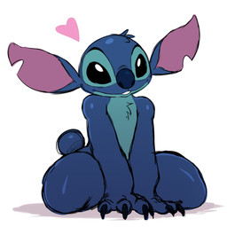 4_fingers anthro black_eyes blue_body blue_claws blue_fur chest_tuft claws fingers fur head_tuft heart_symbol kneeling male notched_ear semi-anthro simple_background small_tail smile solo tail thick_thighs tuft white_background sssonic2 disney lilo_and_stitch stitch_(lilo_and_stitch) alien experiment_(lilo_and_stitch) 2015 colored_sketch digital_media_(artwork) sketch
