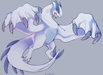 ambiguous_gender big_hands biped claws feral huge_hands hyper hyper_hands membrane_(anatomy) open_mouth paws solo tail tailbutt tongue webbed_hands aevris nintendo pokemon generation_2_pokemon legendary_pokemon lugia pokemon_(species) hi_res