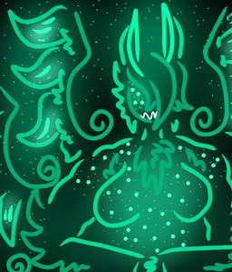 anthro deep_sea female sea solo star water hellatin aquatic aquatic_gastropod gastropod jorunna_parva mollusk nudibranch sea_slug slug