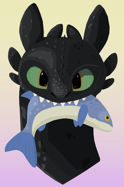 between_teeth big_eyes black_body corpse feral food green_eyes head_only holding_food holding_in_mouth holding_object looking_at_viewer looking_forward male scales simple_background solo teeth lotnik5 dreamworks european_mythology how_to_train_your_dragon mythology toothless aquatic dragon fish fury_(httyd) mythological_creature mythological_scalie night_fury scalie western_dragon 2:3 headshot_portrait hi_res lineless portrait shaded simple_shading