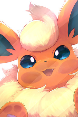 against_surface ambiguous_feral ambiguous_gender black_nose blue_sclera daww face_squish fangs feral fur glass happy head_tuft looking_at_viewer multicolored_body multicolored_fur on_glass open_mouth open_smile orange_body orange_ears orange_fur pawpads paws pink_pawpads ruff smile solo squish tan_body tan_fur teal_inner_ear teeth tuft two_tone_body two_tone_fur white_eyes rumine nintendo pokemon canid canine eeveelution flareon generation_1_pokemon mammal pokemon_(species) 2025 2:3 hi_res