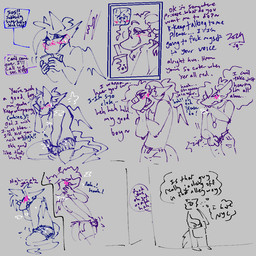 anthro dialogue duo male male/male mutual_masturbation phone_sex public public_exposure teasing text petramcbiteybite fromage_(petramcbiteybite) sommeil_(petramcbiteybite) demon 1:1 comic english_text trans_(lore) trans_man_(lore)