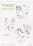2022 ambiguous_gender arm_scar breath character_name ed_mortis english_text equid equine eyebrows eyelashes facial_scar feral fluffalo_(fluffy_pony) fluffy_pony fluffy_pony_(species) fur graphite_(artwork) green_text grey_text group handwritten_text hi_res hooves horn kerchief leg_scar mammal mane mythological_creature mythological_equine mythology narrowed_eyes neckerchief panting pencil_(artwork) puffed_cheeks scar simple_background sitting sketch snout standing tail tail_tuft text traditional_media_(artwork) trio tuft unguligrade unicorn url white_background