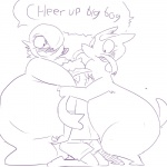 ambiguous_gender calem english_text gardevoir human male mienshao monochrome nintendo overweight pokémon shamelesss text video_games
Rating: Safe
Score: 1
User: Juni221
Date: March 03, 2014