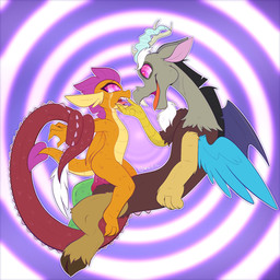 abstract_background age_difference anthro bdsm big_penis bodily_fluids bondage bound cowgirl_position crying duo ear_fins fangs feathered_wings feathers female fin forced from_front_position genitals hands_behind_back horn hypnosis hypnotic_eyes male male/female mane membrane_(anatomy) membranous_wings mind_control mismatched_wings multicolored_body on_bottom on_top orange_body orange_scales penetration penis purple_spines rape restrained restrained_arms scales sex size_difference spade_tail tail tail_around_arm tail_tuft tears teeth tongue tongue_out tuft wings greenie-ghost friendship_is_magic hasbro my_little_pony mythology warhammer_(franchise) discord_(mlp) smolder_(mlp) chaos_daemon chimera draconequus dragon equid equine horse hybrid mammal mythological_creature mythological_scalie pony scalie 1:1 hi_res