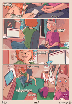 bed bodily_fluids clothed clothing cum electronics exhibitionism freckles furniture genital_fluids genitals inside male penis phone phone_screen conditional_dnp funkybun amie_(funkybun) jake_(funkybun) hare lagomorph leporid mammal mustelid otter comic hi_res trans_(lore) trans_woman_(lore)