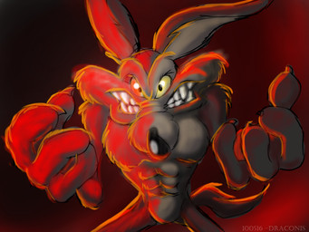 4_fingers abs abstract_background angry anthro arm_tuft athletic athletic_anthro athletic_male belly biped black_eyes black_nose brown_body brown_fur butt butt_from_the_front casual_nudity chest_tuft claws clenched_teeth collarbone elbow_tuft eyebrows featureless_crotch finger_claws finger_tuft fingers fluffy fluffy_chest front_view fur glaring_at_viewer growling head_tuft humanoid_hands looking_at_viewer male multicolored_body multicolored_fur muscular muscular_anthro muscular_male navel nude pecs pose red_background red_shading ribs shoulder_tuft simple_background skinny solo tan_belly tan_body tan_eyebrows tan_fur teeth text tuft two_tone_body two_tone_fur yellow_sclera stevethedragon looney_tunes warner_brothers wile_e._coyote canid canine canis coyote mammal 2010 4:3 artist_name colored dated detailed digital_drawing_(artwork) digital_media_(artwork) digital_painting_(artwork) krita_(artwork) painting_(artwork) pinup shaded