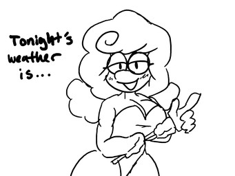 big_breasts breasts clothed clothing dialogue female heart_symbol hypnosis hypnotizing_viewer looking_at_viewer mind_control nipples pointer simple_background smile solo spiral spiral_eyes talking_to_viewer text topless topless_female undressing cakebatterbossmonster deltarune undertale_(series) elnina_(deltarune) bovid caprine darkner elemental_creature elemental_humanoid humanoid mammal sheep 2025 2d_animation animated digital_media_(artwork) english_text frame_by_frame line_art