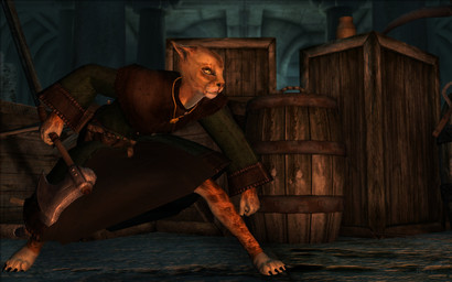 anthro axe barrel crate dark female jewelry melee_weapon mod pendant screencap solo weapon eiries bethesda_game_studios microsoft oblivion prequel_adventure the_elder_scrolls katia_managan felid khajiit mammal 16:10 2011 3d_(artwork) digital_media_(artwork) grandfathered_content hi_res widescreen