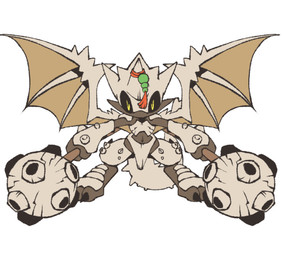 accessory ambiguous_gender anthro anthrofied armor bead black_sclera bottomwear cheek_spikes clothing digitigrade dual_wielding facial_spikes front_view furgonomics glare holding_object holding_weapon horn horn_accessory loincloth looking_at_viewer mace melee_weapon pupils slit_pupils solo spikes spikes_(anatomy) spread_wings standing vambrace weapon wide_stance wings yellow_eyes young young_ambiguous young_anthro mukomizu_kintora capcom monster_hunter mythology dragon flying_wyvern gravios mythological_creature mythological_scalie scalie 2014
