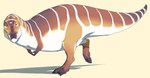 ambiguous_gender biped bipedal_feral feral short_arms simple_background solo tail yellow_background entitycore path_of_titans dinosaur prehistoric_species reptile scalie theropod tyrannosaurid tyrannosauroid tyrannosaurus tyrannosaurus_rex