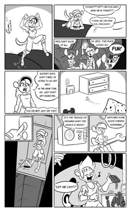 ambiguous_gender ambiguous_pred ambiguous_prey anthro anthro_pred anthro_prey bouncing_on_butt breasts cellphone cleavage clothed clothed_anthro clothed_female clothed_male clothing dialogue electronics elevator extreme_size_difference female fully_inside group holding_cellphone holding_object holding_phone holding_smartphone inside_stomach male male_prey midriff multiple_prey nude_anthro nude_male peril phone size_difference smartphone text vore gizmochinasa chinasa_lopp dec25stephanie gizmo_(gizmochinasa) philipkelton pocket_jabari sprocket_(gizmochinasa) felid gerbil mammal mouse murid murine pantherine rodent snow_leopard 2019 comic dated digital_drawing_(artwork) digital_media_(artwork) english_description english_text greyscale hi_res monochrome signature female_(lore)