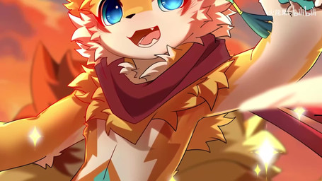 anthro blue_eyes eyewear eyewear_on_head fade_in fangs fur goggles goggles_on_head male music open_mouth orange_body orange_fur slim_anthro slim_male teeth white_body white_fur hlg7777 bilibili ambient_bird canid canine fox mammal 16:9 2025 2d_animation animated hi_res motion_tweening short_playtime sound video watermark widescreen