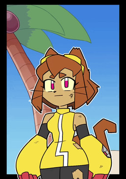 anthro armor bikini_armor changing_clothing cosplay crossover_cosplay different_artstyle female fur navel nude solo style_change style_emulation tail technically_nude unconvincing_armor white_body white_fur rabbitsrapid capcom darkstalkers dragon_ball gameoverse glitch_productions masters_of_the_universe mattel nintendo pokemon chi-chi_(dragon_ball) felicia_(darkstalkers) kit_bodega may_(pokemon) prince_adam felid feline human mammal animated crossover