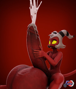 ahegao balls big_balls big_penis bodily_fluids cum cum_drip cum_on_own_penis cum_on_penis cum_on_self cumshot dripping ejaculation genital_fluids genitals hair horn huge_balls huge_penis humanoid_genitalia humanoid_penis hyper hyper_balls hyper_genitalia hyper_penis looking_pleasured male not_furry nude penis red_balls red_body red_penis red_skin solo tail white_hair yellow_sclera feversfm valorlynz_(modeler) hellaverse helluva_boss moxxie_(helluva_boss) demon imp 2024 3d_(artwork) digital_media_(artwork) hi_res
