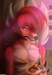 anthro bodily_fluids collar emotional female implied_abuse pawpads paws pokeball sad solo tears backlash91 conditional_dnp nintendo pokemon fayah_(violet_enterprises) canid canine generation_7_pokemon lycanroc mammal midnight_lycanroc pokemon_(species) absurd_res hi_res