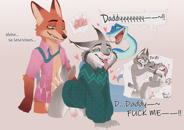 age_difference anal anal_penetration anthro anthro_on_anthro anthro_penetrated anthro_penetrating anthro_penetrating_anthro balls blue_body bodily_fluids bottomless clothed clothing cum cum_in_ass cum_inside derp_eyes dialogue drooling ejaculation erection fantasy father_penetrating_son feral forced genital_fluids genitals group half-closed_eyes heart_eyes heart_symbol humanoid_genitalia humanoid_penis hypnosis incestuous_fantasy male male/male male_penetrated male_penetrating male_penetrating_male mind_control narrowed_eyes necktie open_clothing open_shirt open_topwear penetration penile penile_penetration penis profanity questionable_consent rape ringed_eyes saliva sex shirt size_difference smaller_penetrated submissive submissive_male sweater text tongue tongue_out topwear younger_penetrated sssshark_(artist) disney zootopia gary_de'snake milton_lynxley nick_wilde pawbert_lynxley canada_lynx canid canine felid feline fox lynx mammal pit_viper red_fox reptile scalie snake true_fox viper 2025 absurd_res english_text hi_res father_(lore) father_and_child_(lore) father_and_son_(lore) incest_(lore) parent_(lore) parent_and_child_(lore) parent_and_son_(lore) son_(lore)