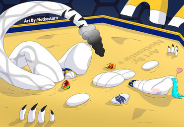animal_genitalia anthro buried buried_in_sand claws clothing collar egg genital_slit genitals happy male pecs rainbow sand sandbox smile solo spread_legs spreading thong underwear conditional_dnp notkastar billy_hatcher_and_the_giant_egg e621 sega sonic_the_hedgehog_(series) spek_(spe) pit_viper rattlesnake reptile scalie snake viper