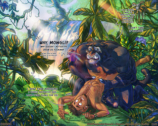abdominal_bulge anal anal_penetration anthro balls between_pecs biceps big_balls big_muscles big_penis black_body blush bodily_fluids breasts cat_tail chest_scar claws close-up colored_nails comic_book cum cum_drip cum_in_ass cum_inside cum_without_hands dewdrop_balls dialogue dripping duo ejaculation erect_tail erection forest fur genital_fluids genital_focus genitals glans grass hair hairless hamburger_grip hands-free huge_balls huge_muscles huge_penis humanoid_genitalia humanoid_penis india innocent_expression jungle jungle_background leaf leaking_precum leaves_on_ground male male/male muscular muscular_anthro muscular_male nails nipples nude orgasm outside pecs penetration penile penile_penetration penis penis_between_breasts penis_focus penis_in_ass plant pounding_ass precum precum_drip precum_on_ground precum_on_own_penis precum_on_penis precum_on_self precum_squirt precum_string profanity relaxing saliva saliva_string scar scared sex size_difference smile solo speech_bubble sweat sweatdrop sweaty_genitalia sweaty_legs tail teardrop tears tears_of_desperation tears_of_pain teary_eyes text throat_grab tree tusks vein veiny_arms veiny_breasts veiny_legs veiny_muscles veiny_penis viscous waterfall white_nails hotsatyr mowgli_(film) patreon the_jungle_book bagheera_(jungle_book) mowgli felid feline human mammal panthera pantherine comic digital_media_(artwork) english_text