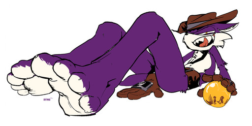 4_toes anthro claws countershade_feet countershading feet foot_fetish looking_at_viewer male sharp_teeth soles solo teeth toe_claws toes tongue tongue_out two_tone_feet jibjoblemeza sega sonic_the_hedgehog_(series) fang_the_hunter dipodid jerboa mammal rodent hi_res