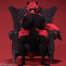 anthro balls big_breasts big_penis breasts evil_face genitals gynomorph huge_penis hyper hyper_genitalia hyper_penis intersex long_tongue penis sitting solo tail thick_thighs tongue ok_bruh embur_(furchev) 1:1 3d_(artwork) digital_media_(artwork) source_filmmaker_(artwork)