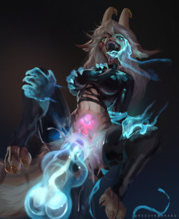 anthro arms_tied bodily_fluids bound breasts clothing cum cum_in_vagina cum_inside disembodied_hand female female_anthro floating genital_fluids genitals ghost_hand glowing glowing_genitalia glowing_penis latex latex_clothing mawplay open_mouth orgasm penetration penis saliva spread_legs spreading tongue tongue_out torn_clothing translucent translucent_penis vaginal vaginal_penetration vulva conditional_dnp reddyrennard miten_(caramelkibby) domestic_cat felid feline felis mammal hi_res