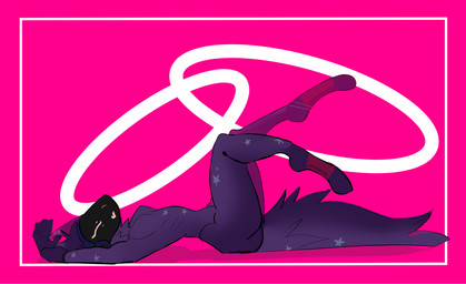 anthro breasts butt female fur lying machine nude on_back open_mouth simple_background solo tail yawn restinpeeps protogen