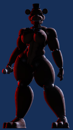 3_toes 4_fingers abs anthro areola big_breasts black_bow_tie black_sclera bow_tie breasts brown_areola brown_body brown_nipples clothing creepy crossgender dark_areola dark_nipples electronics eyelashes feet female fingers genitals hat headgear headwear holding_microphone holding_object horror_(theme) looking_at_viewer machine microphone mtf_crossgender muscular muscular_anthro muscular_female nipples simple_background solo standing thick_thighs toes top_hat transparent_background vulva wide_hips atumalaca atumalaca_(modeler) five_nights_at_freddy's scottgames freddy_(fnaf) animatronic bear mammal robot robot_anthro 2025 3d_(artwork) alpha_channel digital_media_(artwork) full-length_portrait hi_res portrait