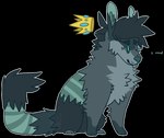 ambiguous_gender blep blue_eyes blue_text chibi crown dot_eyes eyebrows feral floating_crown fur green_eyes green_inner_ear green_inner_ear_fluff green_nose green_tongue grey_body grey_eyebrows grey_fur grey_hair hair headgear inner_ear_fluff multicolored_eyes outline paws sitting snout solo striped_tongue tail text tongue tongue_out tuft two_tone_eyes whisker_spots white_outline jaspering jasper_(jaspering) alaskan_malamute alligator alligatorid american_alligator canid canine canis crocodilian domestic_dog german_shepherd herding_dog hybrid mammal nordic_sled_dog pastoral_dog reptile scalie spitz 2018 alpha_channel digital_drawing_(artwork) digital_media_(artwork) english_text flat_colors full-length_portrait handwritten_text portrait watermark nonbinary_(lore) trans_(lore) trans_man_(lore)