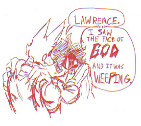 alternate_costume alternate_hairstyle alternate_universe anthro big_fingers big_hands black_eyes bodily_fluids cheek_markings claws clothing crying dialogue duo facial_markings fangs female fingers grabbing_shoulders grasp hair head_markings highlights_(coloring) machine makeup male markings mascara messy_hair panicked_look panicking pupils puppet red_highlights running_makeup running_mascara simple_background snout speech_bubble suspenders sweater tears teeth text topwear vest white_background jazzydeetective five_nights_at_freddy's five_nights_at_freddy's_2 five_nights_at_freddy's_world scottgames sister_location charlotte_emily_(fnaf) lolbit_(fnaf) marionette_(fnaf) animatronic arctic_fox canid canine fox ghost humanoid mammal robot spirit true_fox 2025 absurd_res chromatic_aberration digital_media_(artwork) english_text hi_res