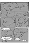 anthro bed bedding blanket comic cuddling dialogue english_text furniture grey_background leonardo_(tmnt) male male/male monochrome pillow raphael_(tmnt) reptile scalie simple_background sneefee sound_effects speech_bubble teenage_mutant_ninja_turtles text turtle