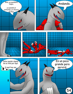 3_toes age_difference anthro claws color comic crocodile crying dialog digimon dragon duo eyes_closed forced gay guilmon hector21314 hi_res horn male rape red_eyes reptile scalie shower spanish spanish_text tears text toe_claws unconscious violence wet
Rating: Questionable
Score: 3
User: hector21314
Date: January 10, 2014