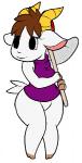 female freckles net short_stack solo aintsmart animal_crossing nintendo chevre_(animal_crossing) bovid caprine goat mammal 2012