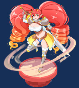 2_horns action_pose armor big_breasts biped breasts cleavage clothed clothed_female clothed_humanoid clothing eyelashes female horn humanoid_pointy_ears melee_weapon not_furry one_leg_up open_mouth open_smile pointy_ears pose raised_leg simple_background smile solo sword transparent_background twintails_(hairstyle) weapon theycallhimcake mythology henrietta_(theycallhimcake) animal_humanoid dragon dragon_humanoid horned_humanoid humanoid mythological_creature mythological_scalie scalie 2019 absurd_res alpha_channel digital_drawing_(artwork) digital_media_(artwork) english_description full-length_portrait hi_res portrait