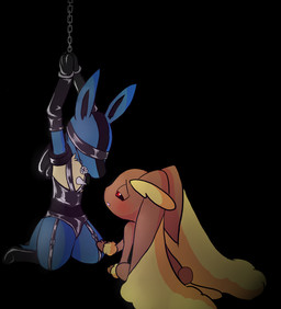 ambiguous_gender anthro bdsm big_ears black_background blush bound chained duo kajiura lagomorph lopunny lucario mammal nintendo plain_background pokémon rabbit red_eyes video_games
Rating: Safe
Score: 8
User: Shaymin-S
Date: July 12, 2013 ambiguous_gender anthro bdsm big_ears black_background blush bound chained duo kajiura lagomorph lopunny lucario mammal nintendo plain_background pokémon rabbit red_eyes video_games
Rating: Safe
Score: 8
User: Shaymin-S
Date: July 12, 2013