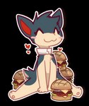 ^_^ arms_together burger closed_smile daww extended_arms extended_legs eyes_closed female food fusion hands_between_legs happy mouth_closed pokemon_fusion simple_background smile solo spread_legs spreading sticker transparent_background eto_ya nintendo pokemon emmy_(battle_fennec) generation_1_pokemon generation_2_pokemon hybrid legendary_pokemon mew_(pokemon) pokemon_(species) quilava alpha_channel digital_media_(artwork)