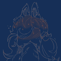 duo eyeless fellatio female genitals male male/female oral penile penis sex torn_ear lulugreantea lil_bits_(of_s'mores) humanoid terralien 1:1 absurd_res alpha_channel hi_res monochrome orange_and_white sketch