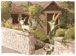 ambiguous_gender border building countershade_face countershading detailed_background eyes_closed feral flower grass group house leaf leaf_ears leaf_tail long_ears looking_at_another open_mouth open_smile outside plant quadruped red_eyes serpentine sleeping smile stone_wall tail trio wall_(structure) white_border cc8nw42u15apug0 nintendo pokemon eeveelution generation_4_pokemon generation_5_pokemon leafeon pokemon_(species) serperior servine 2024 digital_media_(artwork)